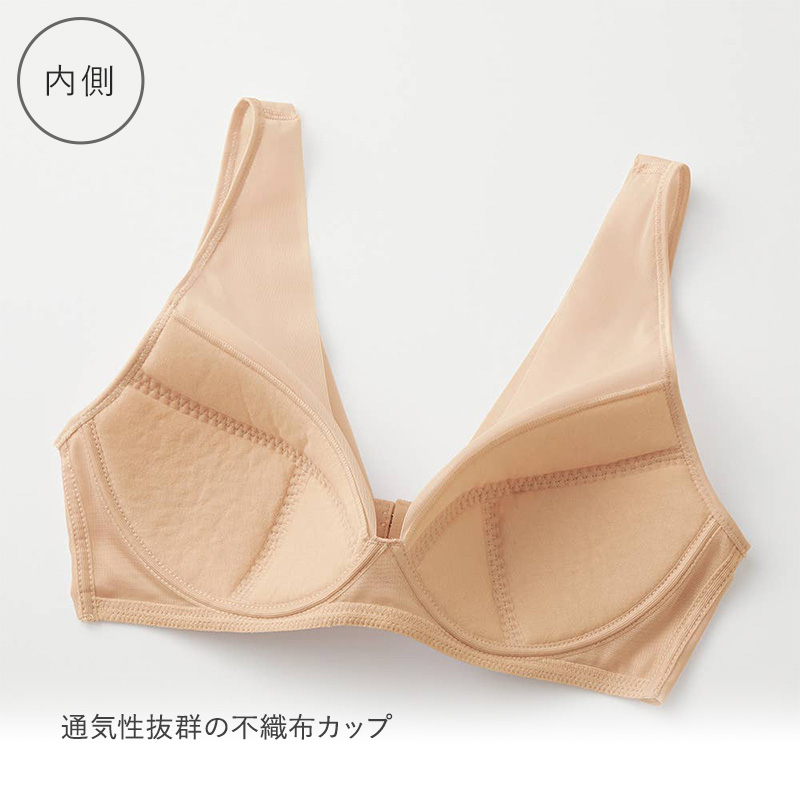 グンゼ ノンワイヤーブラ シームレスブラ レディースブラ M L LL キレイラボ 脇高ブラ ブラジャー ハーフトップ ブラトップ ふわカップ モールドカップ 響きにくいブラ 楽ブラ ストレスフリー レディースインナー 軽メイク KIREILABO