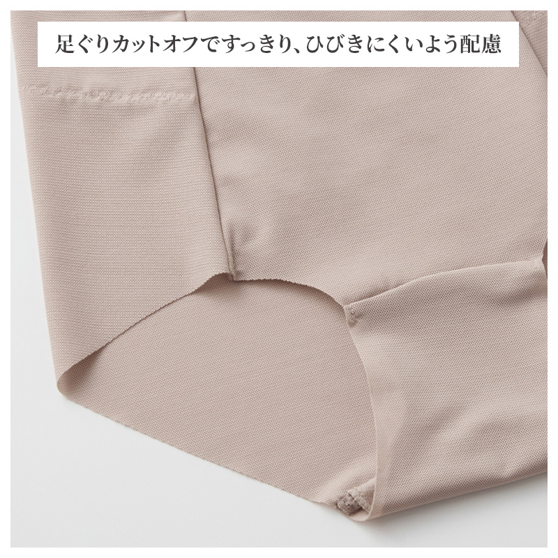 ボクサーパンツ レディース カットオフ ウエストゴムなし 1分丈 ストレッチ ナイロン M L 下着の段差が出にくい ボクサーショーツ 切りっぱなし エアーズ AIRZ 女性用 インナー マチ付き 軽い フィット BODYWILD BODY WILD ボディワイルド グンゼ