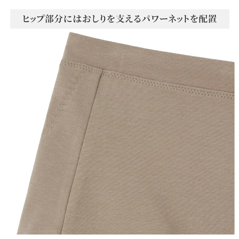 レディース ショーツ 2分丈 お腹押さえ 太ももシェイプ ガードルショーツ 補整ショーツ M L LL パワーネット ストレッチ カットオフ ひびきにくい ボーイレングス ボクサーショーツ 下着 婦人 女性用 お腹サポート 太ももカバー GUNZE グンゼ CFA