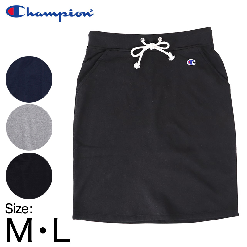 Champion レディース ミドルスウェットスカート M・L (チャンピオン アウター スポーティ) (在庫限り)