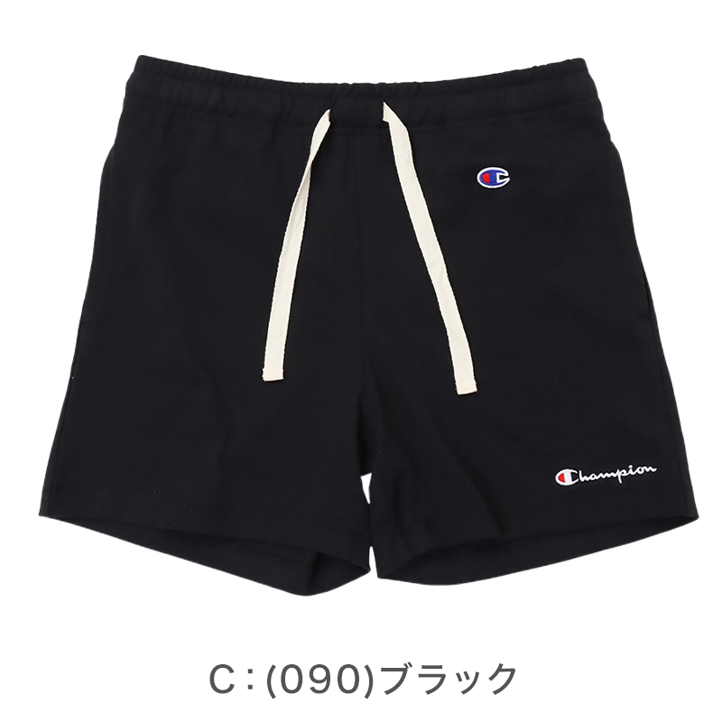 Champion 綿100％ ショートパンツ メンズ ハーフパンツ メンズショーツ 短パン ブランドショーツ コットンショーツ 夏パンツ カジュアルパンツ リラックスパンツ S M L XL XXL ウエストゴム ワンポイント ロゴパンツ スポーツ カジュアル 部屋着 ルームウェア 夏服