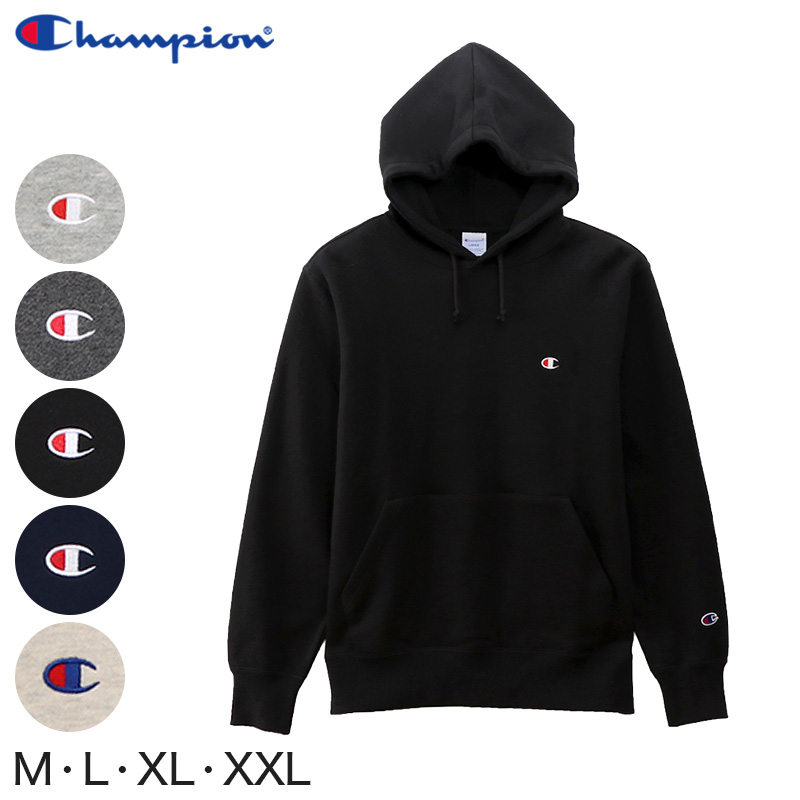 チャンピオン メンズ パーカー スウェット プルオーバーパーカー 大きいサイズ M～XXL (Champion 男性 オーバーサイズ ビッグシルエット スウェットパーカー アメカジ 長袖 フード付き 綿混) (在庫限り)