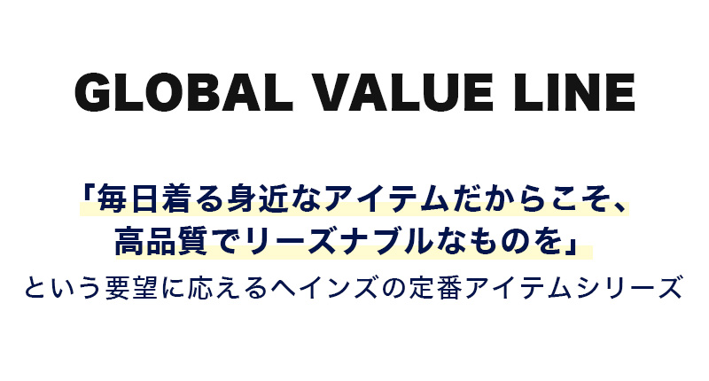 ヘインズ クルーネックTシャツ 3枚組 BIG 3L・4L (Hanes Global Value Line 綿100 インナー アンダーウェア 肌着 下着)