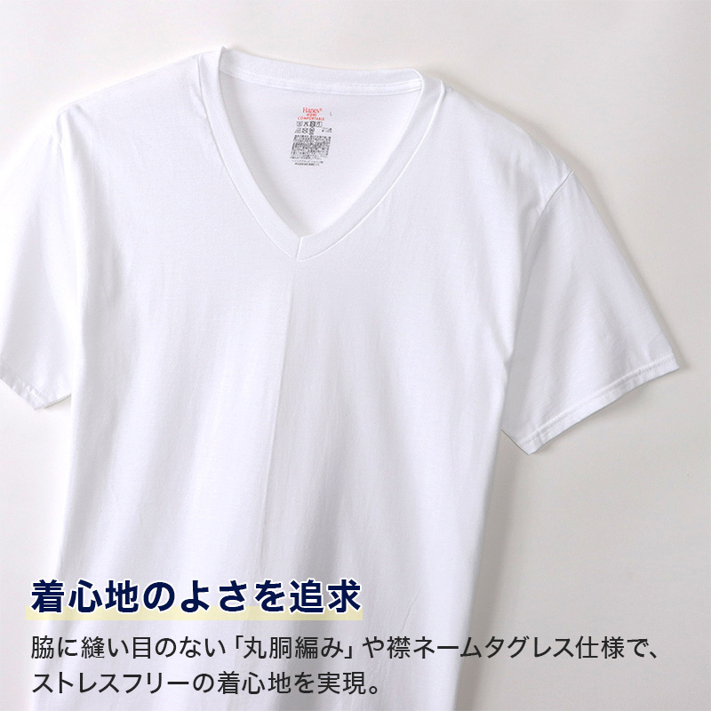 ヘインズ クルーネックTシャツ 3枚組 BIG 3L・4L (Hanes Global Value Line 綿100 インナー アンダーウェア 肌着 下着)