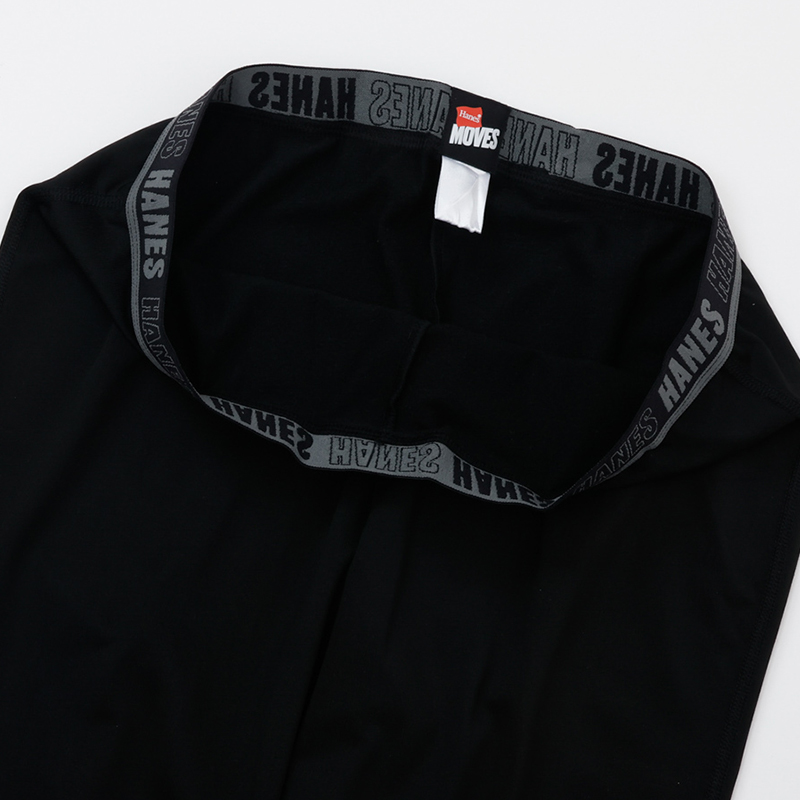 Hanes ヘインズ メンズ モックネック 長袖Tシャツ 裏起毛 ソフトコンプレッション 吸汗速乾 UVカット ストレッチ 保温 ロンT インナー トップス 防寒 秋冬 スポーツ M～LL トレーニング アクティブウェア 普段着 重ね着 Hanes MOVES ヘインズムーブ
