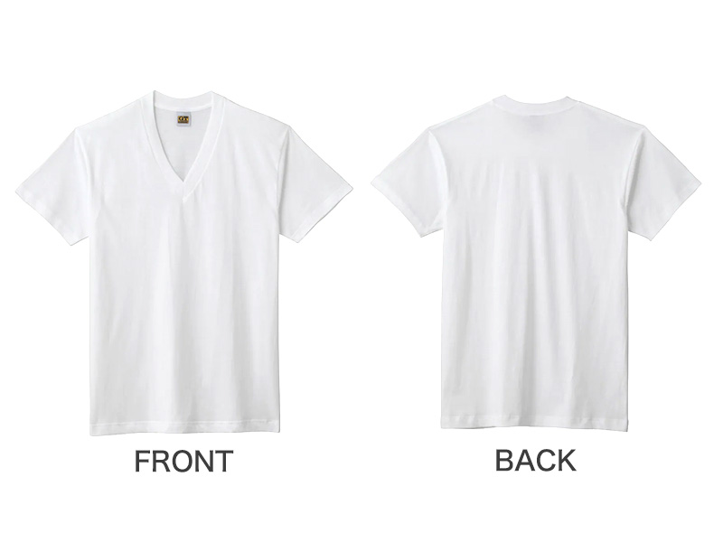 グンゼ G.T.HAWKINS VネックTシャツ 2枚組×4セット M～LL (GUNZE GTホーキンス 綿100% メンズ) (取寄せ)