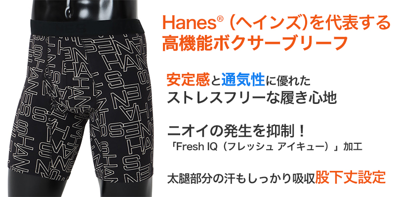 ヘインズ メンズボクサーブリーフ M～LL (Hanes パンツ 前開き 前とじインナー 下着)