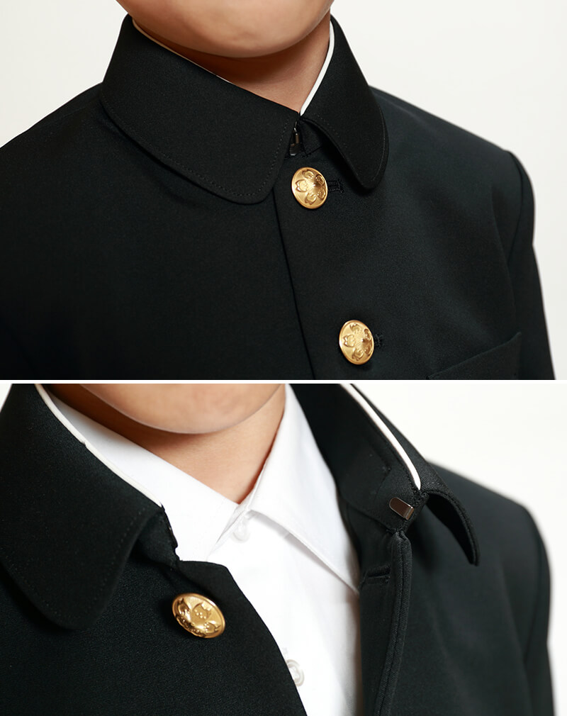 カンコー学生服 男子小学生 折衿学生服上衣 135cmA~170cmA (カンコー kanko 丸洗いOK) (送料無料) 【在庫限り】