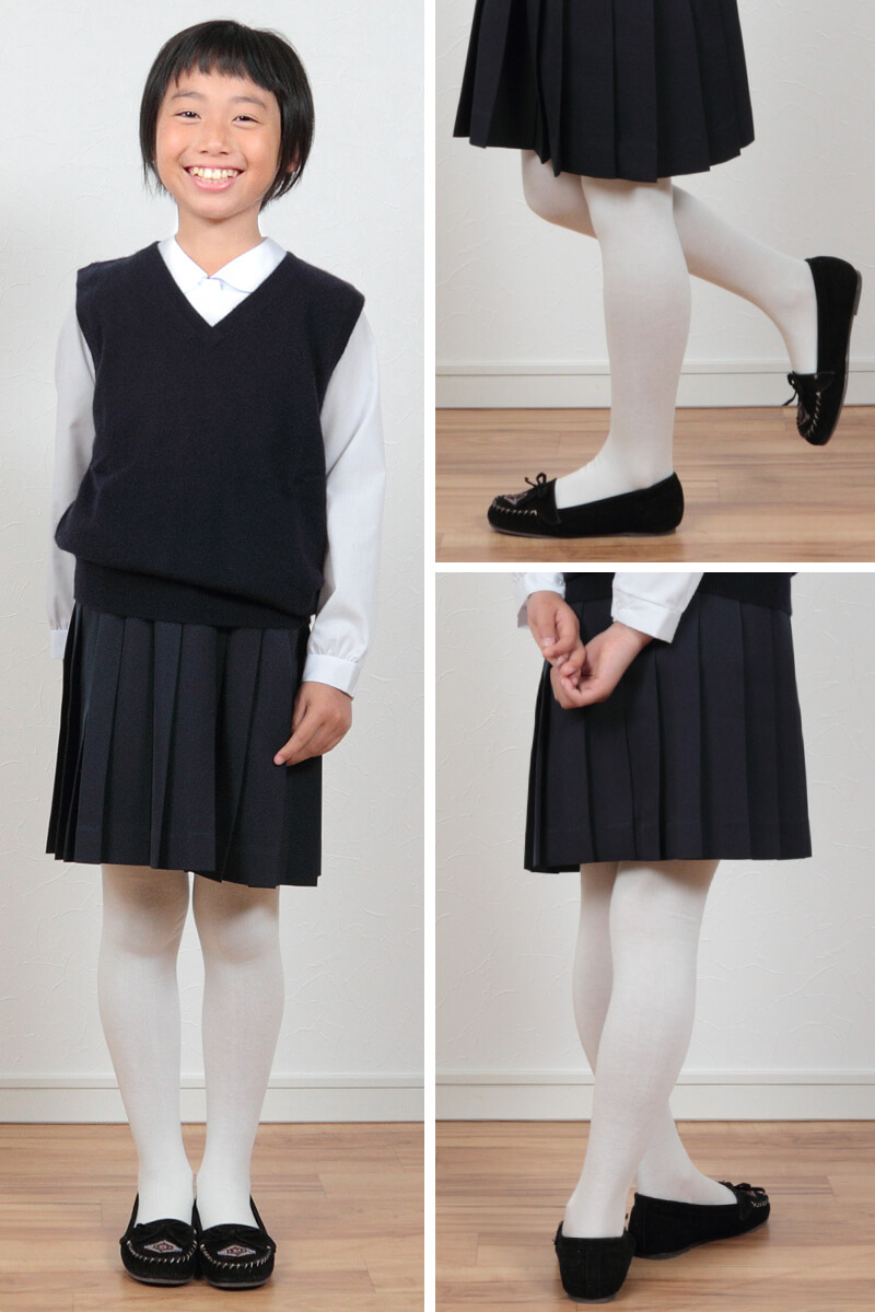 子供 タイツ 黒 白 3足セット 95cm~150cm 300デニール相 (キッズ 厚手 毛玉ができにくい こども 子ども 防寒 無地 男の子 女の子 スクール 冬) 【在庫限り】