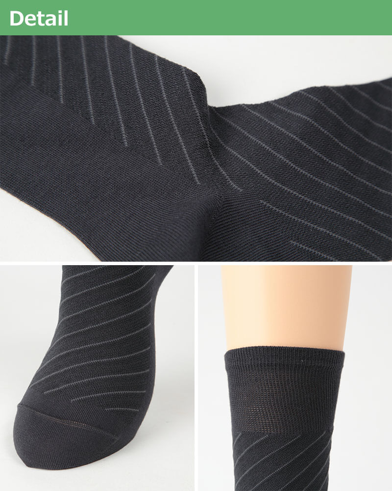福助 満足 メンズソックス サラリフレッシュ (24-26cm) (フクスケ くつ下 口ゴムゆったり メンズ) 【在庫限り】