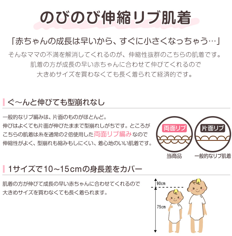新生児 肌着 日本製 コンビ肌着 綿100% ラモルフェ肌着 50-60cm 半袖 コットン 男の子 女の子 出産準備 出産祝い ベビー 赤ちゃん 下着 ギフト プレゼント 敏感肌