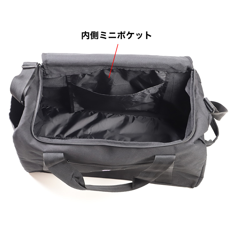 ボストンバッグ キティ マイメロディー クロミ 小学生 キッズ 大容量 軽量 約54×32×25cm 修学旅行 合宿 お泊り バッグ バック 黒 大きい カバン スクール サブバッグ 部活