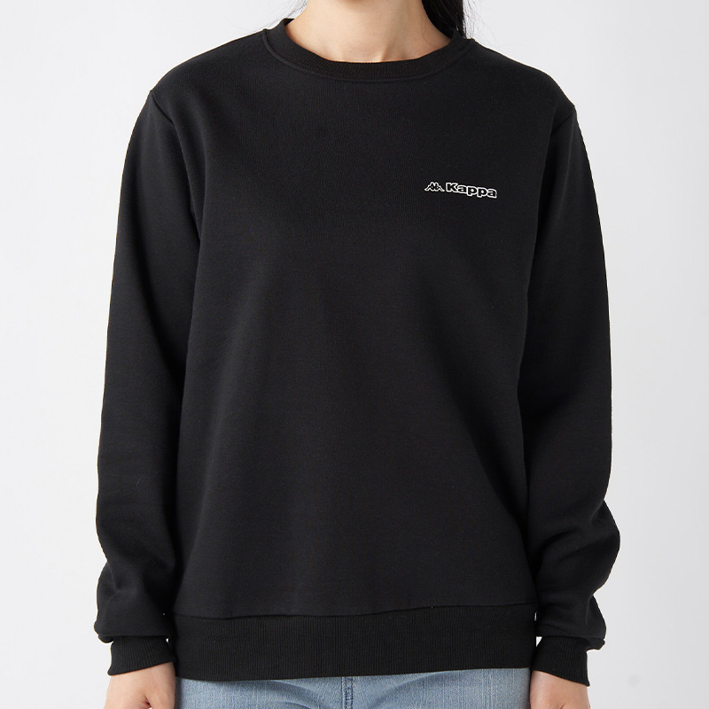 Kappa クルーネック スウェット TC裏起毛 あったか 暖かい M L LL 男性 男子 長袖 スウェット トレーナー スポーツウェア トップス 運動 秋冬