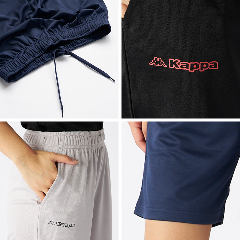ハーフパンツ メンズ Kappa カッパ スポーツパンツ ショートパンツ 短パン ソフトメッシュ 吸水速乾 UVカット 涼しい 軽量 ドライパンツ M L LL トレーニング ランニング ジム 部屋着 ルームウェア 夏用 無地 ロゴ シンプル
