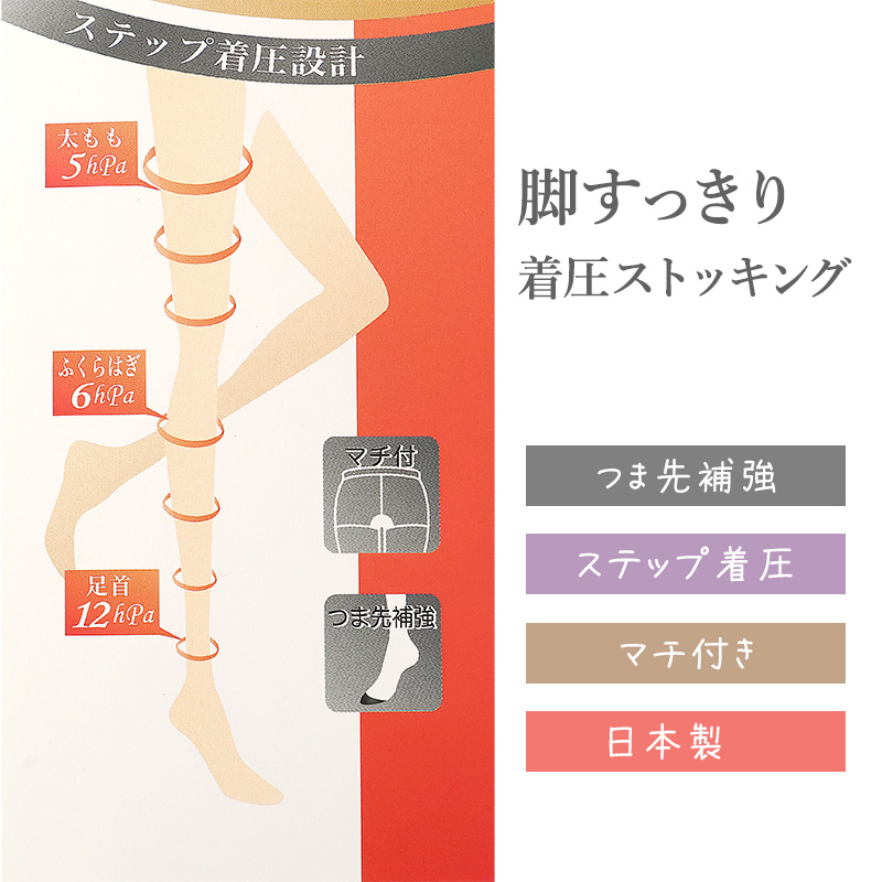 レギンス スパッツ 10分丈 ストッキング 薄手 伝線しにくい M-L・JM-L 黒 肌色 マチつき パンティストッキング ゆったり 伸びる 抗菌防臭 消臭 日本製 格安
