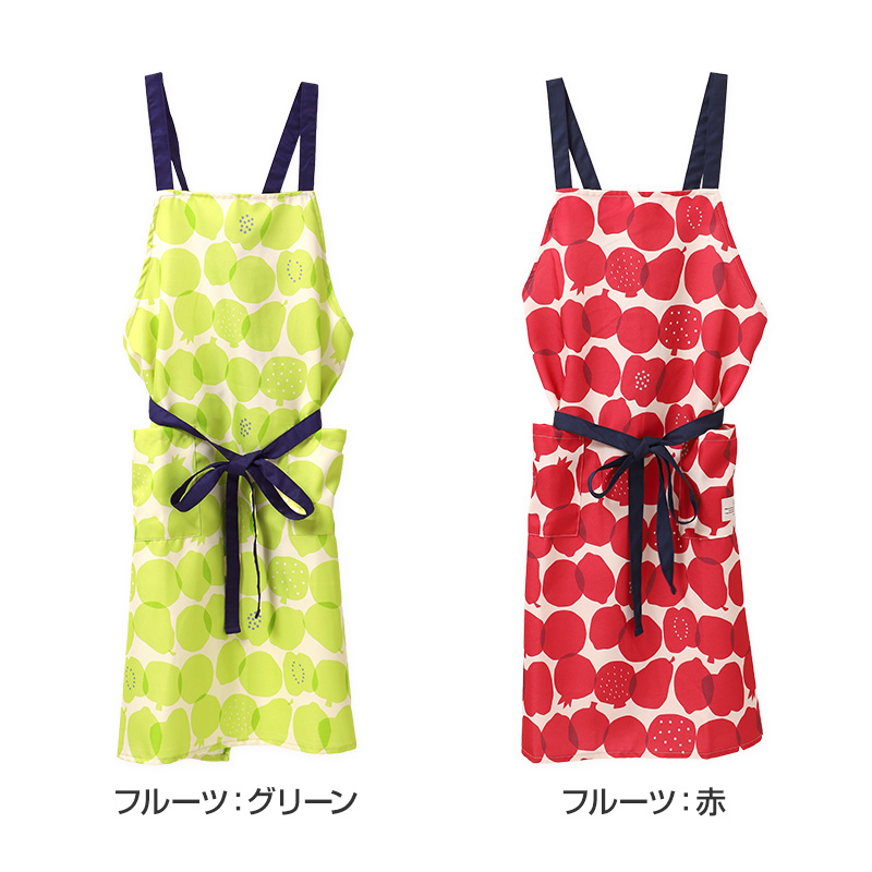 Wpc patterns エプロン レディース はっ水 フリークロス M-L かぶるだけ おしゃれ 撥水 ポケット付き キッチンエプロン かわいい 柄 家事 料理 保育士 ワークエプロン カフェエプロン 大人 プレゼント 女性用 母の日 ギフト 生活雑貨 テキスタイル