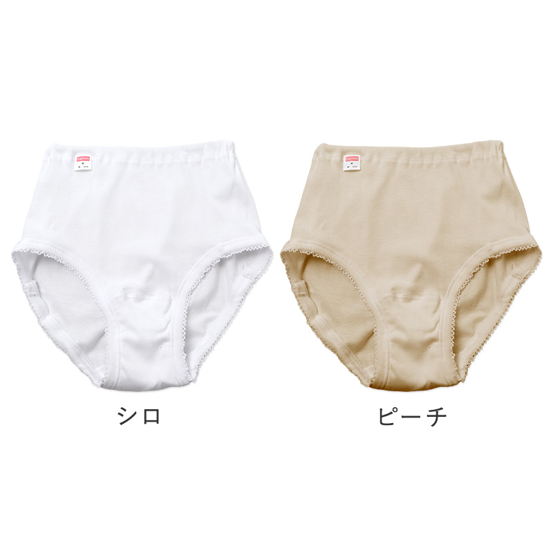 婦人 ズロース 綿100％ レディース インナー 肌着 下着 日本製 CARON キャロン M L LL 綿 コットン ベーシックインナー 婦人肌着 裾ゴム 後ろマチ ウエストゴム交換可 ゆったり 快適 女性用インナー レディースインナー 婦人下着 綿素材
