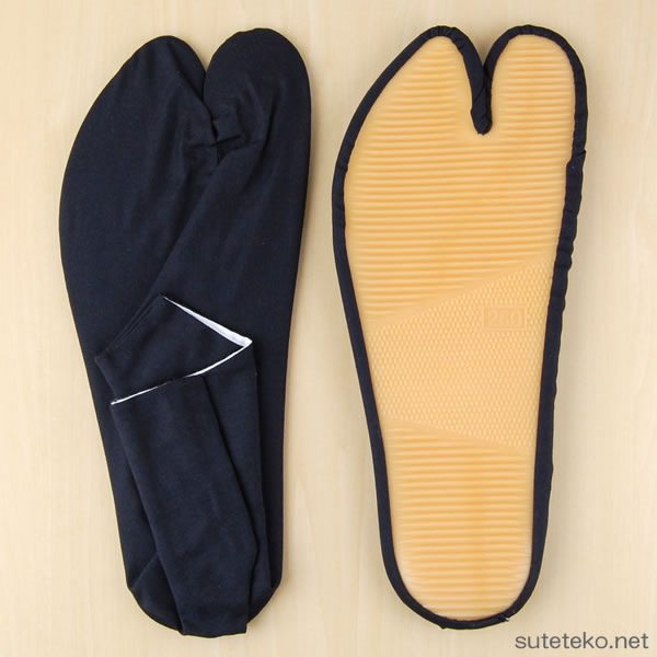 ゴム底まつり足袋 濃紺 (15～26cm)(祭用品)ON【和装呉服】[78-5-52 78-1-32] (取寄せ)