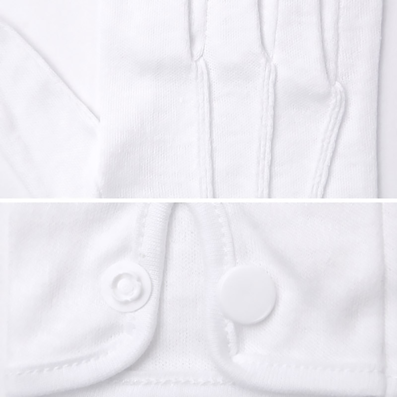 綿100% 紳士用 ホック付き礼装手袋 (M・L)ON【ビジネスウェア】[141821-05] (在庫限り)