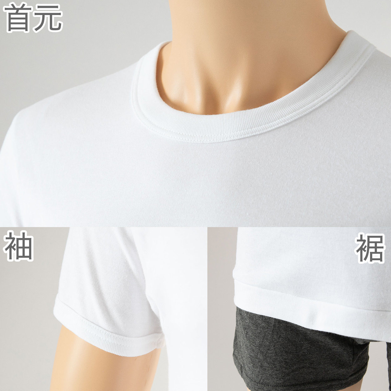 インナー シャツ メンズ 半袖 綿100% 2枚組 発熱 暖かい U首 Uネック 厚手 厚地 M~LL 下着 肌着 冬 あったか 防寒 白 ホワイト コットン (在庫限り)