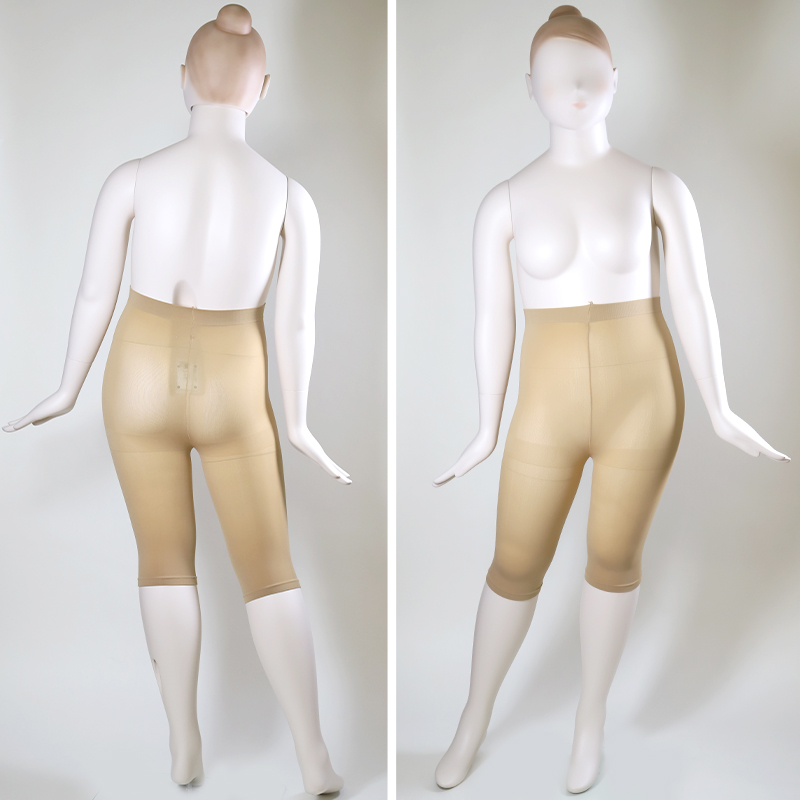 FreeFit ゆったり股ずれ防止3分丈レギンス 3L-4L~7L-8L (フリーフィット レギンス スパッツ 日本製 ラージサイズ)