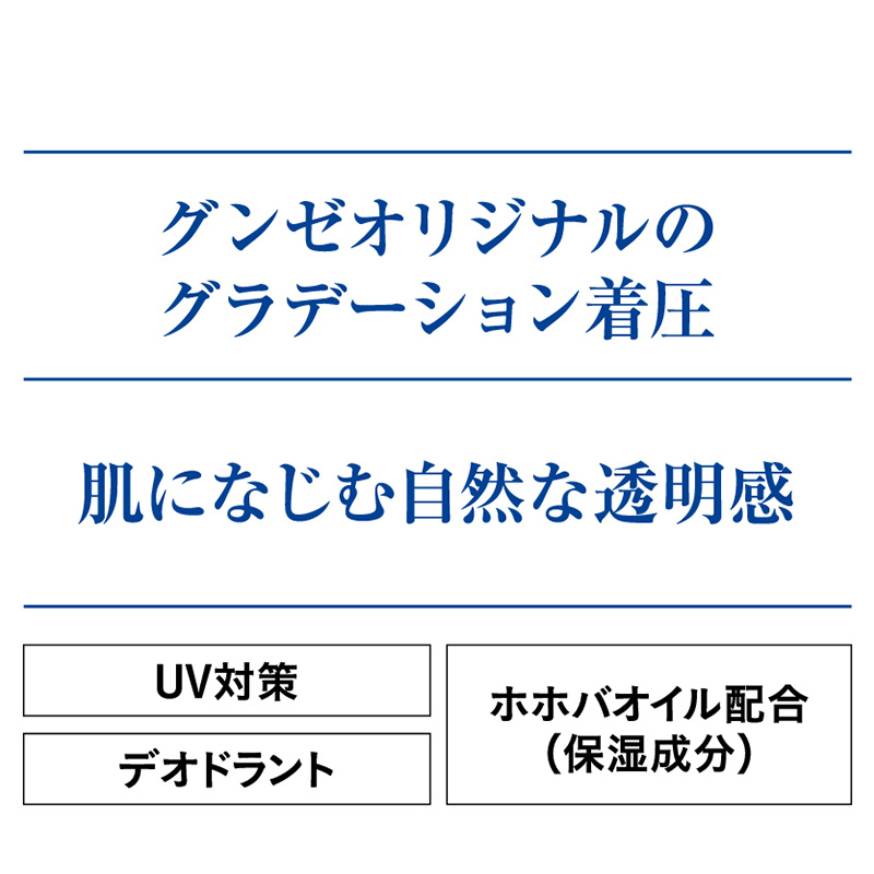 グンゼ サブリナ 着圧 ストッキング 足首13hPa ひざ下 22-25cm (肌色 肌になじむ 締め付けない 伝線しにくい 長時間 楽 ズレ落ち)