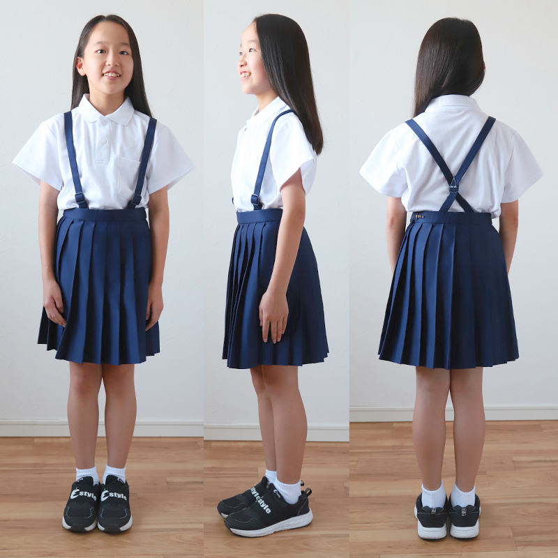 スクール ポロシャツ 半袖 キッズ 子供 スクールシャツ 100cm～180cm (小学生 小学校 男子 女子 学生服 制服 白 通学用 夏服 学校 スクログ)