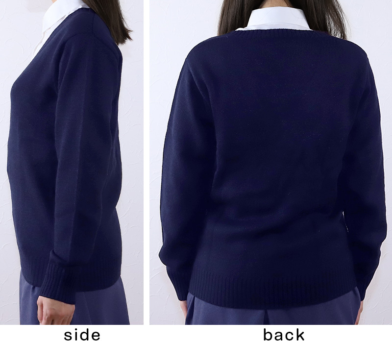 スクールセーター 女子 高校生 制服 ニット セーター 学生 Vネック S～3L 洗える 中学生 ウール 学校 無地 黒 紺 ベージュ 大きいサイズ 冬 秋 レディース スクール 女子高生 長袖 M L LL 3L