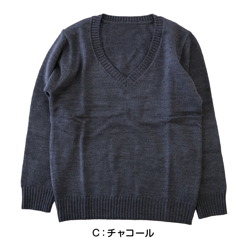 スクールセーター 女子 高校生 制服 ニット セーター 学生 Vネック S～3L 洗える 中学生 ウール 学校 無地 黒 紺 ベージュ 大きいサイズ 冬 秋 レディース スクール 女子高生 長袖 M L LL 3L