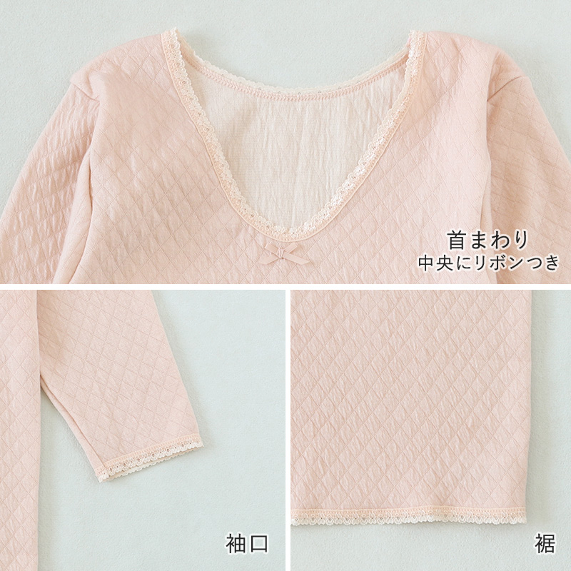 婦人 スラックス下 ズボン下 インナーボトム ボトムス キルトニット M~LL 婦人肌着 下着 肌着 レギンス スパッツ 薄手 暖かい あったか 防寒 冬 綿混 (在庫限り)