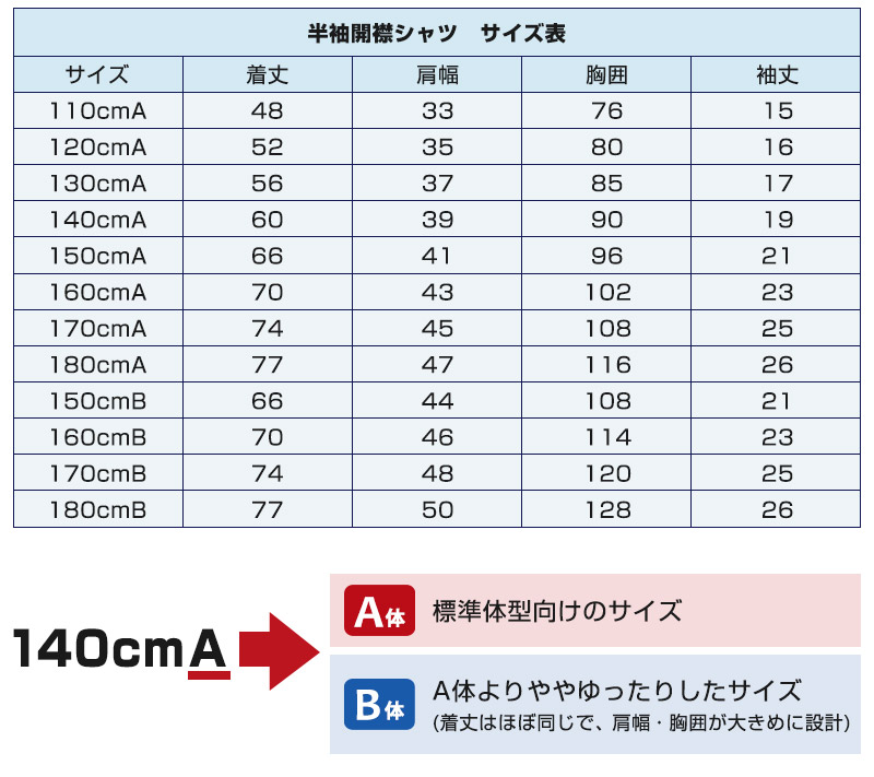 学生服 シャツ 男子 開襟シャツ 半袖 110cmA～180cmB (スクールシャツ 小学生 中学生 高校生 制服 学生 半袖シャツ 110 120 130 140 150 160 170 180) (取寄せ)