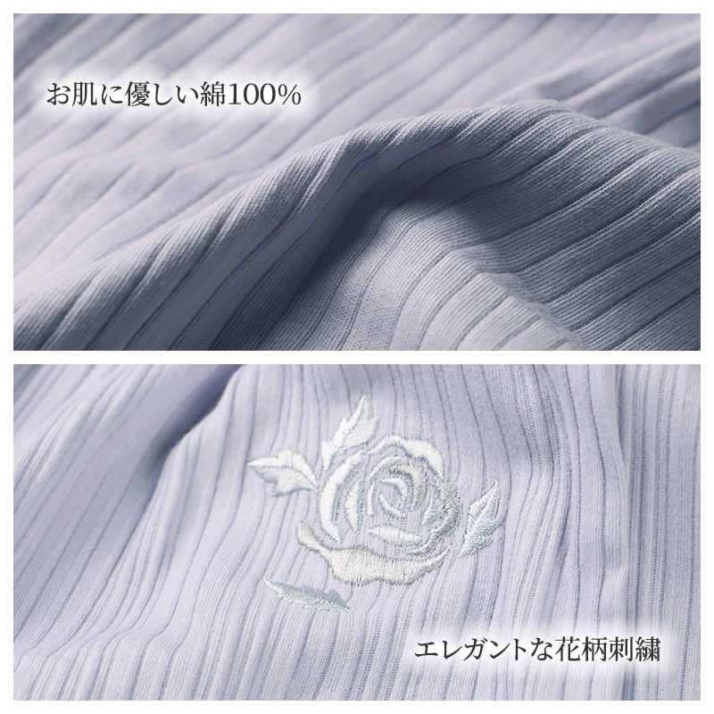 ロング丈ショーツ レディース インナー 綿混 3分丈 ヒザ上丈 日本製 M L LL お腹まで ロング ショーツ 伸縮性 レース付き 下着 快適 ソフトフィット ストレッチ ゴム交換可能 フィット感 安心感 デイリー ルームウェア 無地