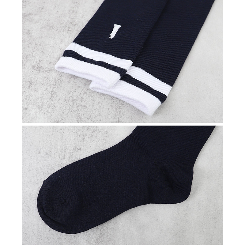 ハイソックス 女の子 靴下 15 - 20cm くつ下 くつした 綿混 コットン 学生 制服 女子 小学生 中学生 EAST BOY イーストボーイ