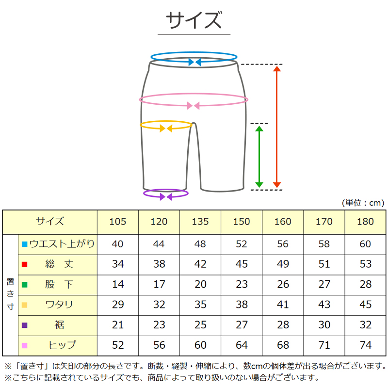 日本製 キッズ スポーツ UV レギンス 5分丈 105cm～180cm ( スポーツインナー 子供 uvカット ジュニア 男の子 女の子 スパッツ )