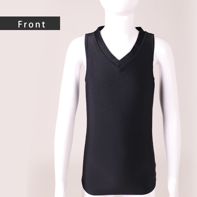 日本製 キッズ スポーツ UV スリーブレス ハイネック シャツ 130cm~170cm スポーツインナー 子供 uvカット ジュニア 男の子 女の子