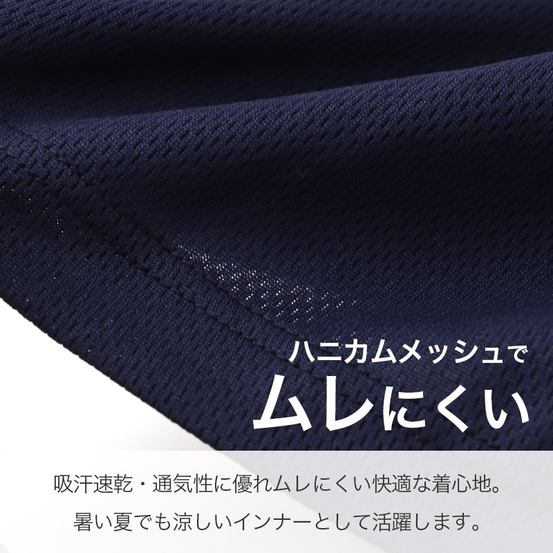 半袖インナー メンズ 吸汗速乾 メッシュ ハニカムメッシュ 通気性 ストレッチ M L LL DRY 速乾 涼しい 丸首 クルーネック インナーシャツ 下着 肌着 夏インナー 蒸れにくい 軽量 薄手 無地 シンプル 快適