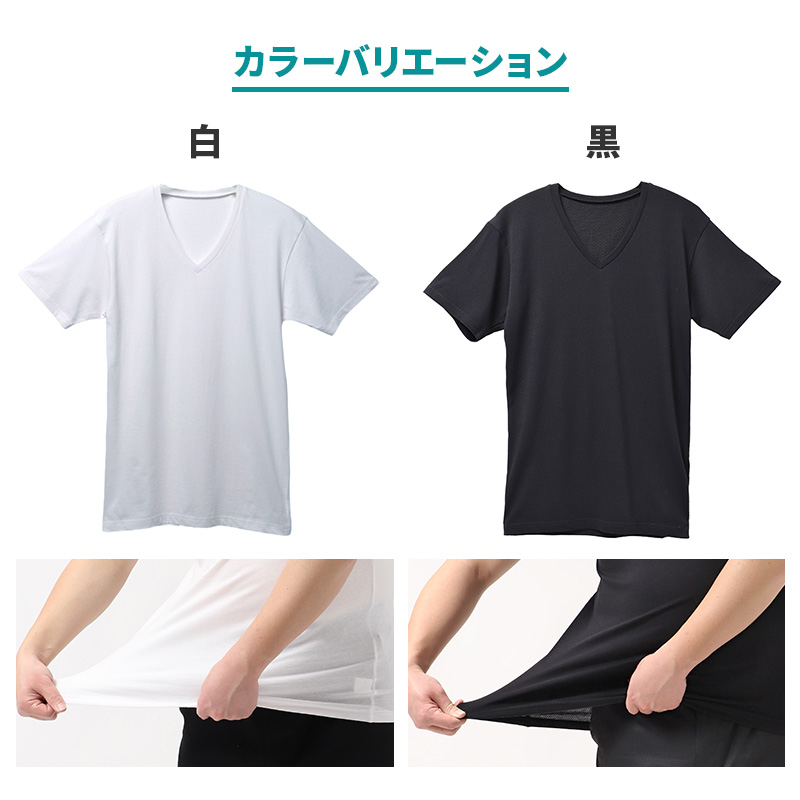 接触冷感 吸汗速乾 ドライ インナー メンズ メッシュ 半袖 丸首 シャツ 3L 4L 5L 6L 7L 8L 10L 大きいサイズ対応 肌着 下着 夏 涼しい 蒸れにくい さらさら ストレッチ 表地 綿 クルーネック 白 黒 ビジネス 通勤 室内 部屋着 快適 冷感インナー
