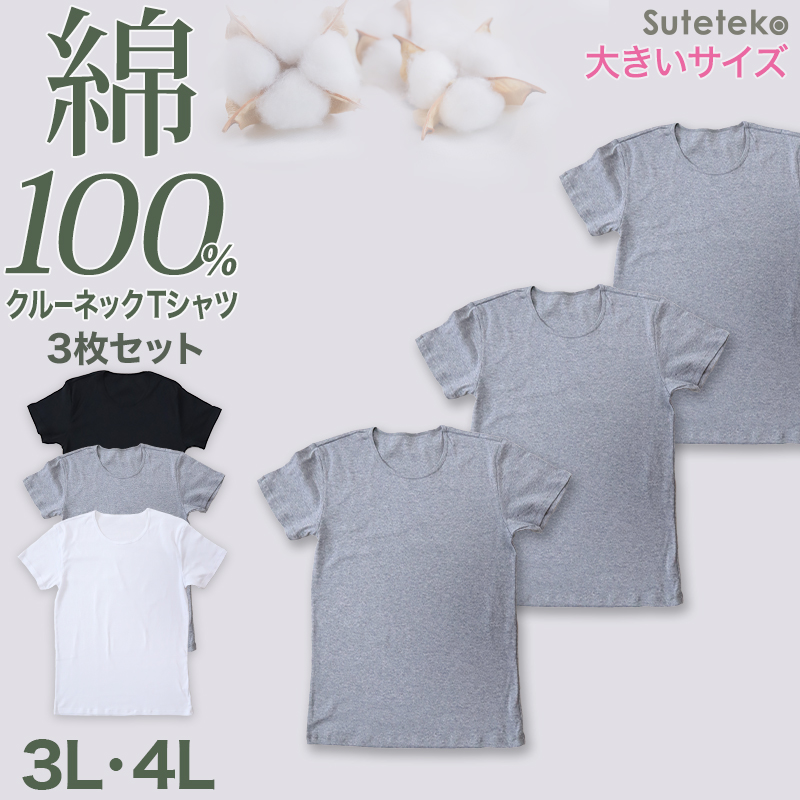 綿100% メンズ インナーシャツ 深めVネック 半袖 Tシャツ 3枚セット S M L LL 下着 肌着 V首 インナー 抗菌 防臭 におい 見えない 無地 コットン 男性 紳士 男子 コットン100 綿100 COTTON 100％ スーツ下 ビジネス ビジネスインナー オールシーズン 3枚組 まとめ売り