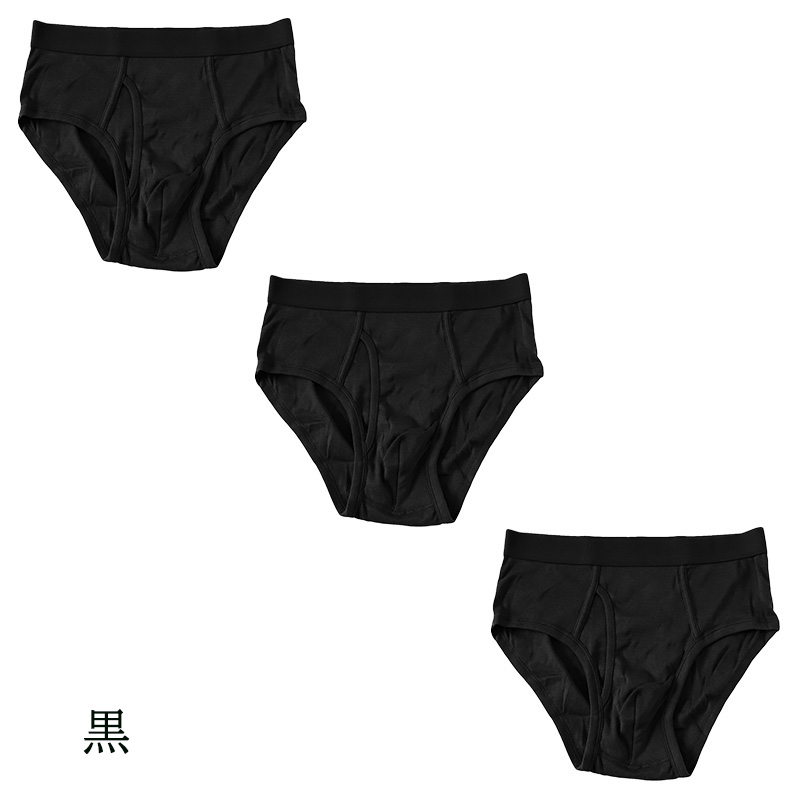 メンズ パンツ 綿100% セミビキニブリーフ 大きいサイズ 前開き 3枚セット 3L 4L 下着 ブリーフパンツ インナー 肌着 紳士肌着 男性 紳士 パンツ 綿100％ コットン 3枚組 まとめ売り