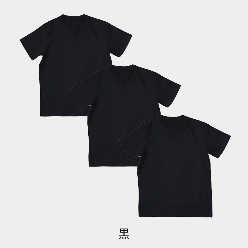 Tシャツ Vネック メンズ 半袖 3枚セット 大きいサイズ 3L・4L tシャツ 半袖シャツ 綿 下着 インナーシャツ V首 トップス 肌着 インナー