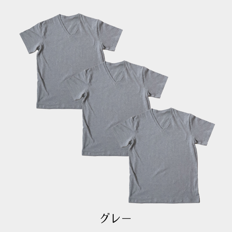 Tシャツ 半袖 メンズ 綿 S～LL 3枚セット ( ストレッチ シャツ インナーシャツ クルーネック トップス S M L LL )