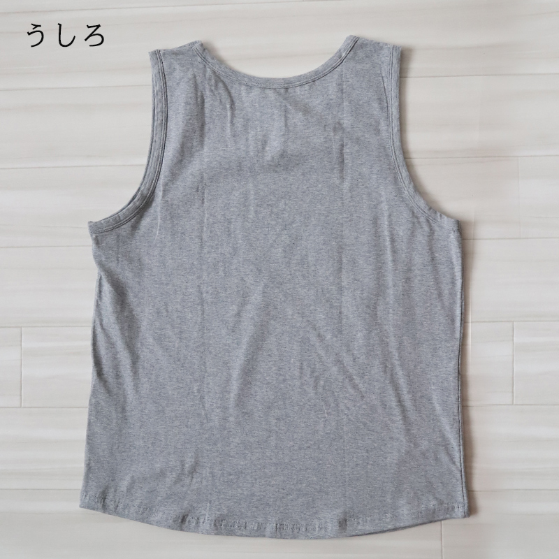 メンズ タンクトップ 3枚セット 裾ラウンド 大きいサイズ 綿 インナー 3L・4L コットン ノースリーブ シャツ 肌着 下着 男性 紳士 レイヤード