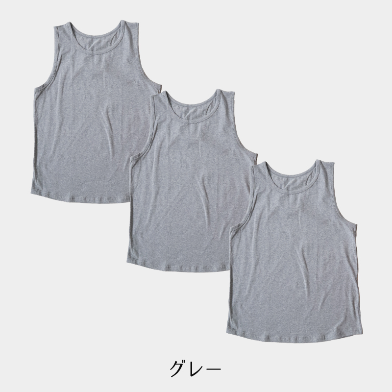 ノースリーブ メンズ インナー 3枚セット tシャツ 綿 スリーブレス クルーネック サーフシャツ S～LL インナーシャツ トップス 肌着 下着 男性 紳士 S M L LL 無地 シンプル コットン ストレッチ