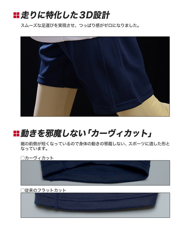 福井トンボ 瞬足 尻ポケット付きハーフパンツ スタンダードモデル 110cm～170cm (トンボ TOMBOW) 【在庫限り】