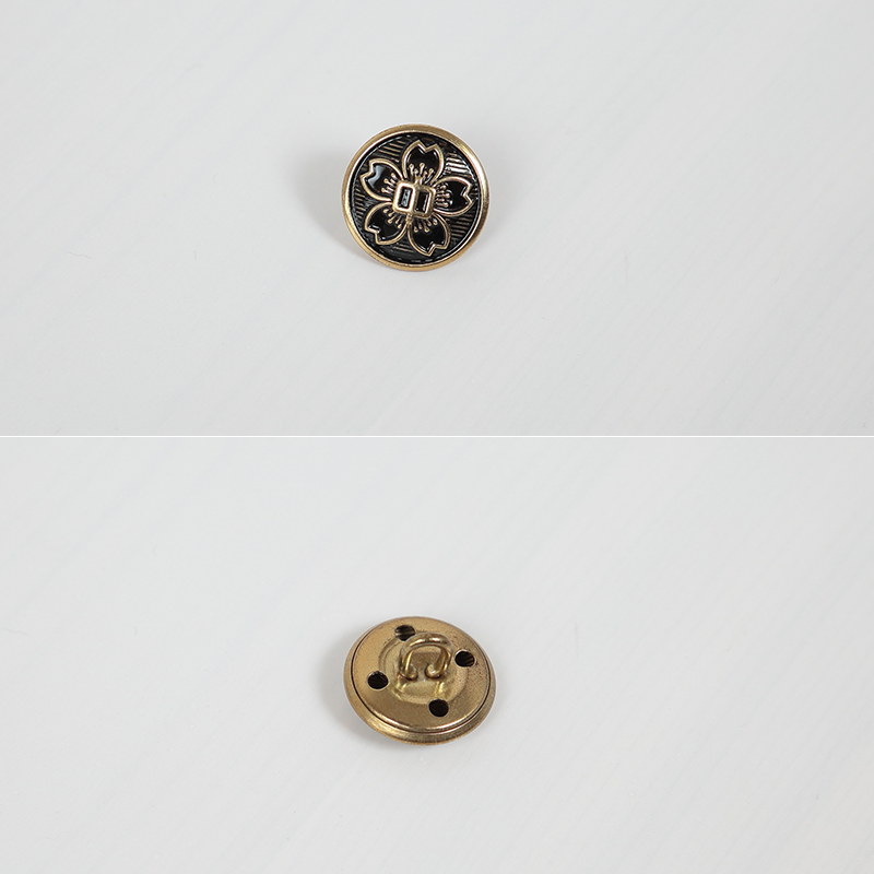 カンコー学生服 中学校学生服用桜ボタン 小・袖ボタン(カンコー kanko 標準型学生服用)