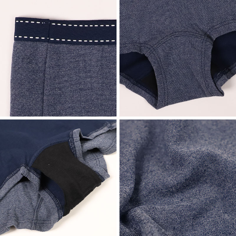 ジュニア ナイト用 サニタリーショーツ 綿混 羽根付き 150~165cm 女の子 下着 パンツ 女子 サニタリー 羽根つき インナー 小学生 中学生 生理用パンツ ナイト用 (在庫限り)