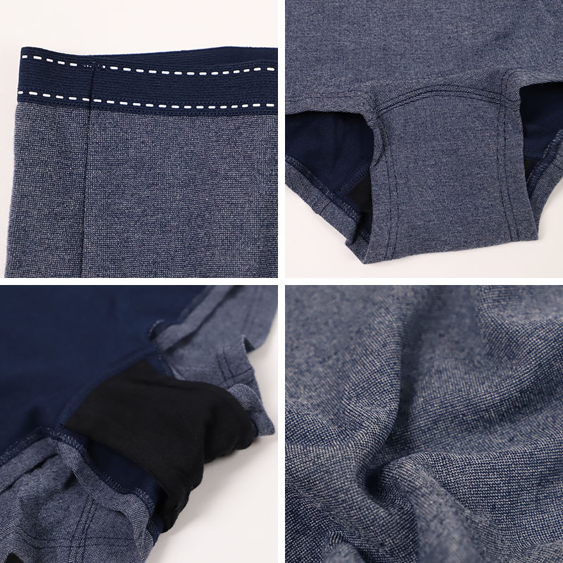 レディース ジュニア 普段履き レギュラー ウイング ボクサーショーツ サニタリーショーツ 綿混 羽根付き M L LL 女性 女の子 下着 パンツ 女子 サニタリー 羽根つき インナー 高校生 生理用パンツ 昼用