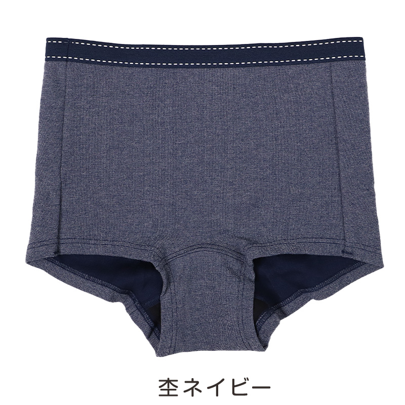 レディース ジュニア 普段履き レギュラー ウイング ボクサーショーツ サニタリーショーツ 綿混 羽根付き M L LL 女性 女の子 下着 パンツ 女子 サニタリー 羽根つき インナー 高校生 生理用パンツ 昼用