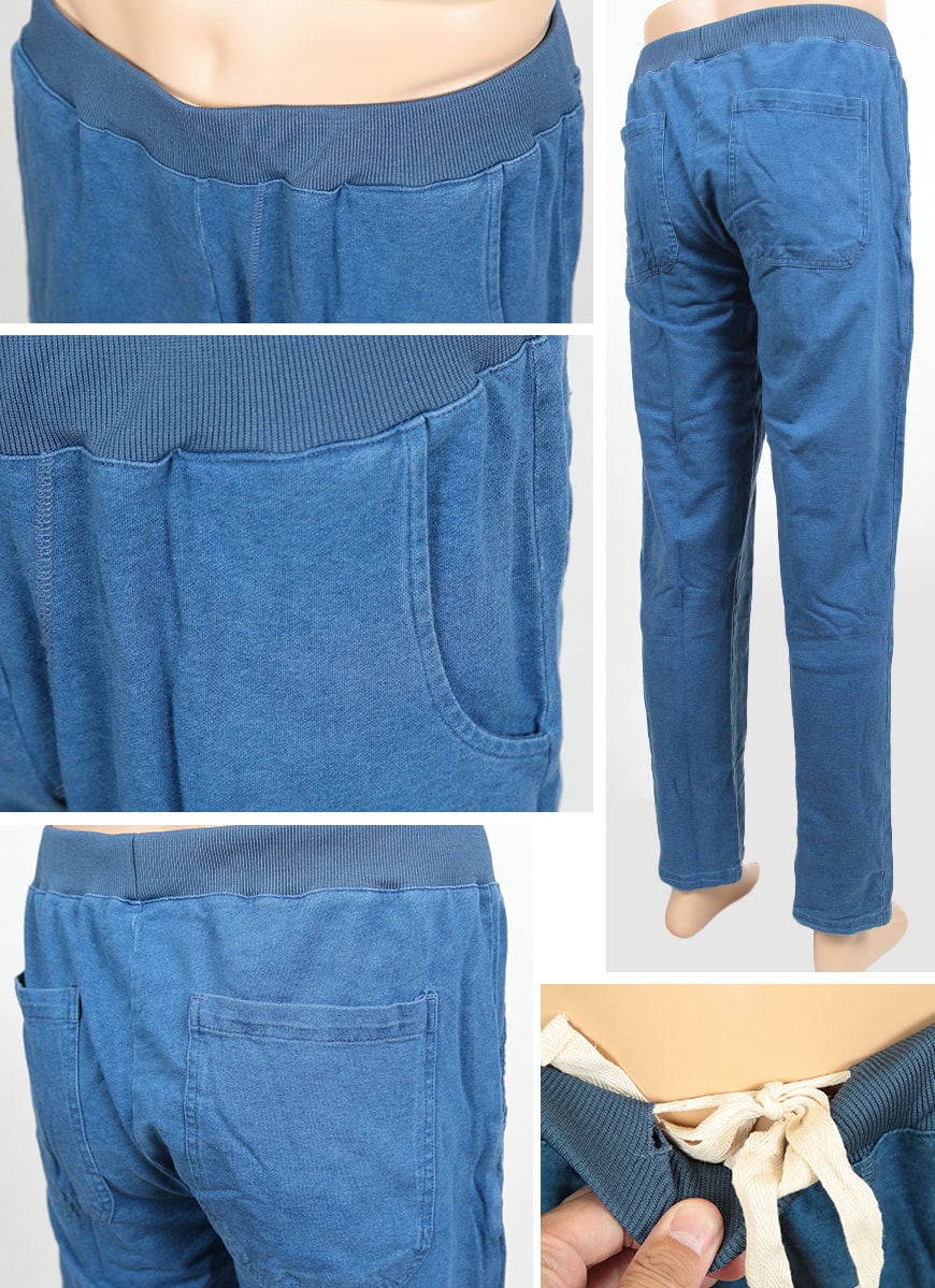 グンゼ Tuche レギンスパンツ メンズ ニットデニム M・L (レギパン ルームウェア ボトムス) 【在庫限り】
