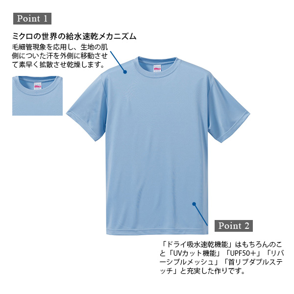 キッズ 4.7オンス ドライシルキータッチTシャツ 130～160 (United Athle キッズ アウター) (取寄せ)